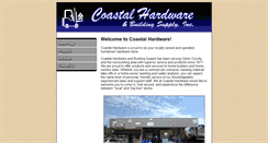 Desktop Screenshot of coastalhardware.net
