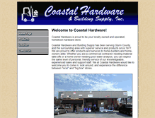 Tablet Screenshot of coastalhardware.net